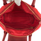 PRADA Tote Bag BN2106 Nylon Red Gold Metal Tote Bag handbag Test Triangle With logo Women Used Authentic