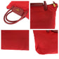 PRADA Tote Bag BN2106 Nylon Red Gold Metal Tote Bag handbag Test Triangle With logo Women Used Authentic