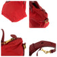 PRADA Tote Bag BN2106 Nylon Red Gold Metal Tote Bag handbag Test Triangle With logo Women Used Authentic