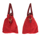 PRADA Tote Bag BN2106 Nylon Red Gold Metal Tote Bag handbag Test Triangle With logo Women Used Authentic