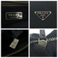 PRADA Tote Bag BN0686 Nylon Black SilverMetal Tote Bag Shoulder Bag Test Triangle With logo Women Used Authentic