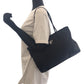 PRADA Tote Bag BN0686 Nylon Black SilverMetal Tote Bag Shoulder Bag Test Triangle With logo Women Used Authentic