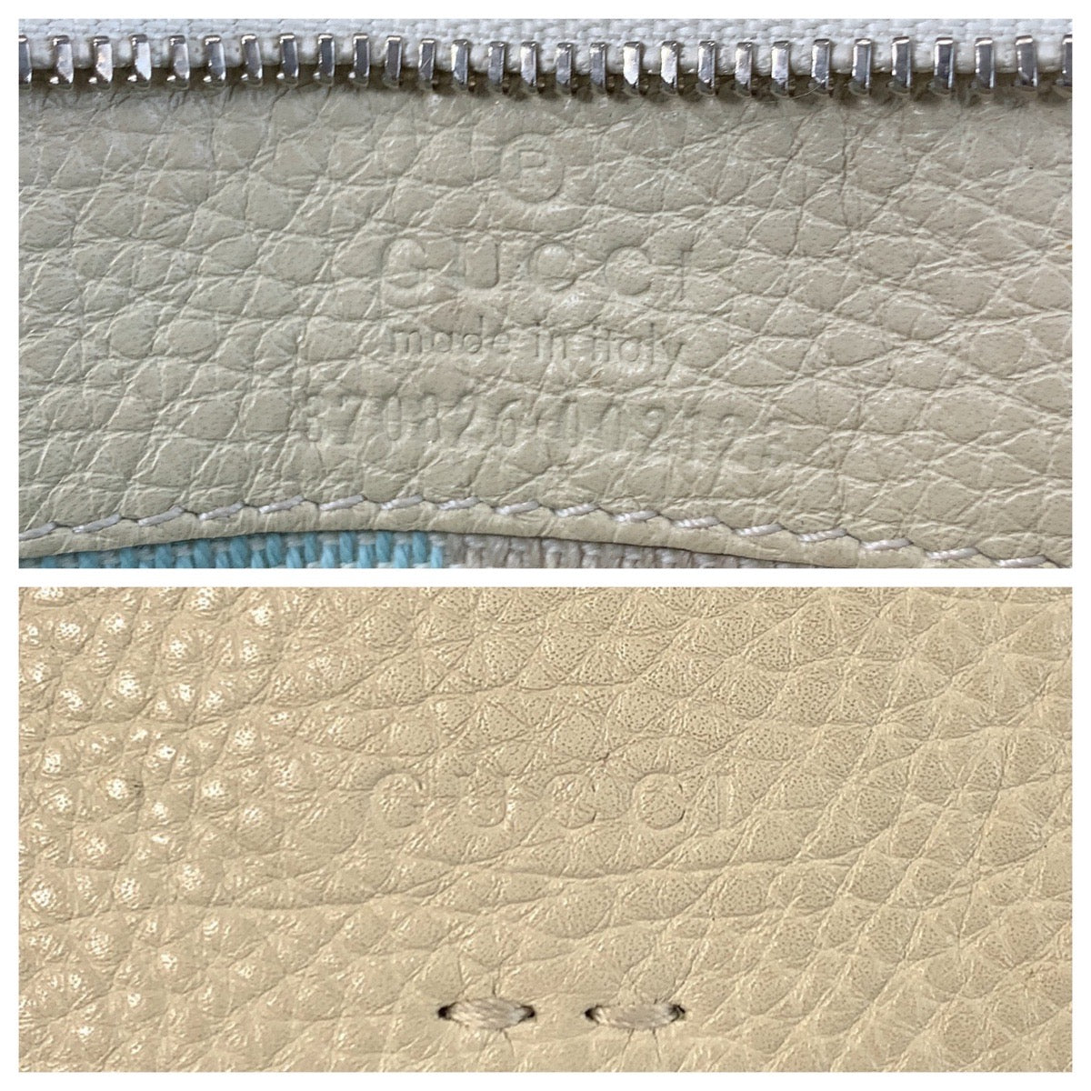GUCCI Shoulder Bag 370826 leather Ivory SilverMetal Shoulder Bag Messenger bag Bamboo Daily Flap Women Used Authentic