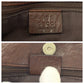 GUCCI Tote Bag 101346 GG canvas Brown Black Metal Tote Bag Shoulder Bag Women Used Authentic