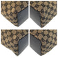 GUCCI Tote Bag 002 1098 GG canvas, leather Beige Black Gold Metal Tote Bag Shoulder Bag Women Used Authentic