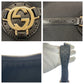 GUCCI Shoulder Bag 114869 Canvas, Leather Black SilverMetal Shoulder Bag Hobo Interlocking Women Used Authentic