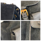 GUCCI Backpack 003 2058 0016 Suede, Leather Black GoldMetal Backpack Backpack Bamboo Women Used Authentic