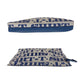 LOEWE Clutch bag leather Blue White SilverMetal Clutch bag business bag T pouch Women Used Authentic