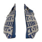 LOEWE Clutch bag leather Blue White SilverMetal Clutch bag business bag T pouch Women Used Authentic