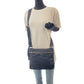 PRADA Shoulder Bag 45 Nylon Black SilverMetal Crossbody Shoulder Bag Unisex Test Triangle With logo Women Used Authentic