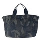 PRADA Tote Bag Nylon Khaki SilverMetal Tote Bag Shoulder Bag 2way Tessuto Camouflage Triangle With logo mens Used Authentic
