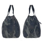 PRADA Tote Bag Nylon Khaki SilverMetal Tote Bag Shoulder Bag 2way Tessuto Camouflage Triangle With logo mens Used Authentic