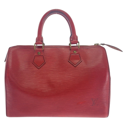 LOUIS VUITTON Handbag M59237 Epi Leather Red GoldMetal Handbags Mini Boston Duffel bag Epi Speedy 25 Women Used Authentic