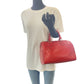 LOUIS VUITTON Handbag M59237 Epi Leather Red GoldMetal Handbags Mini Boston Duffel bag Epi Speedy 25 Women Used Authentic