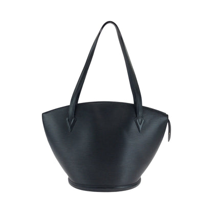 LOUIS VUITTON Shoulder Bag M52262 Epi Leather Noir Black Gold Metal Shoulder Bag Tote Bag Epi Sun jack Women Used Authentic