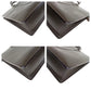 LOUIS VUITTON Business bag M30052 leather Grizzly Brown SilverMetal Business bag briefcase Taiga Porto Documan Rozan mens Used Authentic