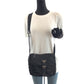 PRADA Shoulder Bag Nylon, Leather Black SilverMetal Shoulder Bag pochette Test Triangle With logo Women(Unisex) Used Authentic