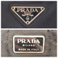 PRADA Tote Bag Nylon Black SilverMetal Tote Bag Shoulder Bag Handbag Test Triangle With logo Women Used Authentic