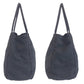 PRADA Tote Bag Nylon Black SilverMetal Tote Bag Shoulder Bag Handbag Test Triangle With logo Women Used Authentic