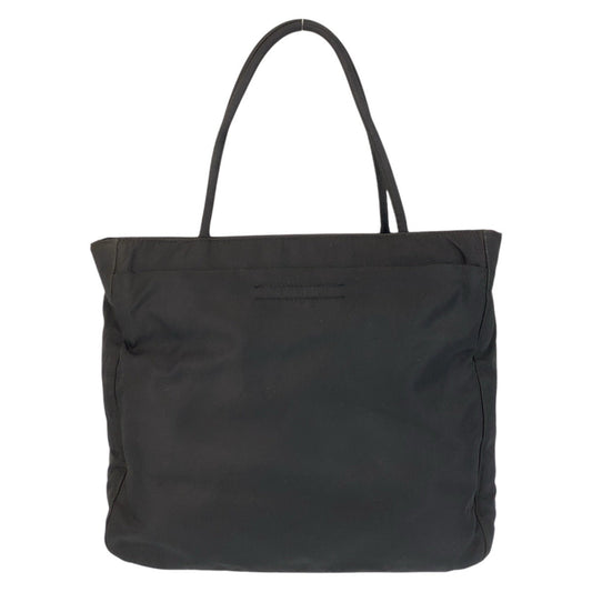 PRADA Tote Bag Nylon black Test Triangle With logo