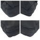 PRADA Shoulder Bag Nylon Black SilverMetal Shoulder Bag pochette Test Triangle With logo Women Used Authentic