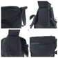 PRADA Shoulder Bag Nylon Black SilverMetal Shoulder Bag pochette Test Triangle With logo Women Used Authentic