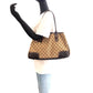 GUCCI Tote Bag GG canvas, leather Beige Brown Gold Metal Tote Bag Shoulder Bag Sherry line Women Used Authentic