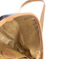CELINE Shoulder Bag PVC, Leather Brown Gold Metal Shoulder Bag pochette Macadam Medal Women Used Authentic