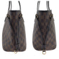 LOUIS VUITTON Tote Bag N41359 PVC Brown Gold Metal Tote Bag Shoulder Bag Damier Ebene Never full PM Women Used Authentic