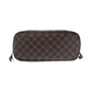 LOUIS VUITTON Tote Bag N41359 PVC Brown Gold Metal Tote Bag Shoulder Bag Damier Ebene Never full PM Women Used Authentic