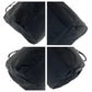 PRADA Tote Bag Nylon Black SilverMetal Tote Bag handbag Test Triangle With logo Women Used Authentic