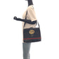 GUCCI Shoulder Bag GG canvas, leather Black GoldMetal Old Gucci Shelly Line Interlocking Women(Unisex) Used Authentic