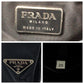 PRADA Shoulder Bag Nylon Black SilverMetal Shoulder Bag Messenger bag Test Triangle With logo mens Used Authentic