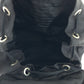 PRADA Backpack Nylon Black SilverMetal Backpack Backpack Test Triangle With logo Women Used Authentic