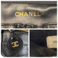 CHANEL Handbag lambskin Black GoldMetal Handbags Vanity Bags Bicolole Women Used Authentic
