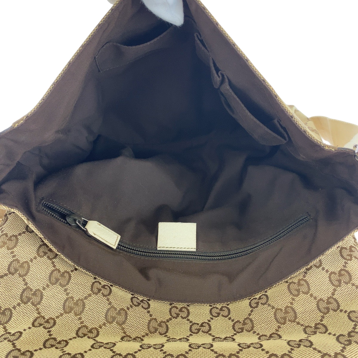 GUCCI Shoulder Bag 146236 GG canvas Beige Ivory SilverMetal Shoulder Bag Messenger bag Women(Unisex) Used Authentic