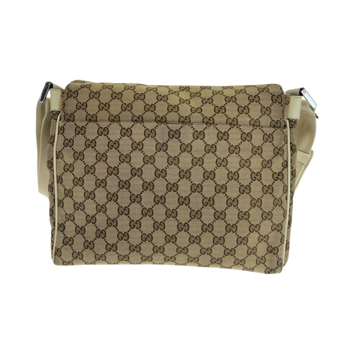 GUCCI Shoulder Bag 146236 GG canvas Beige Ivory SilverMetal Shoulder Bag Messenger bag Women(Unisex) Used Authentic