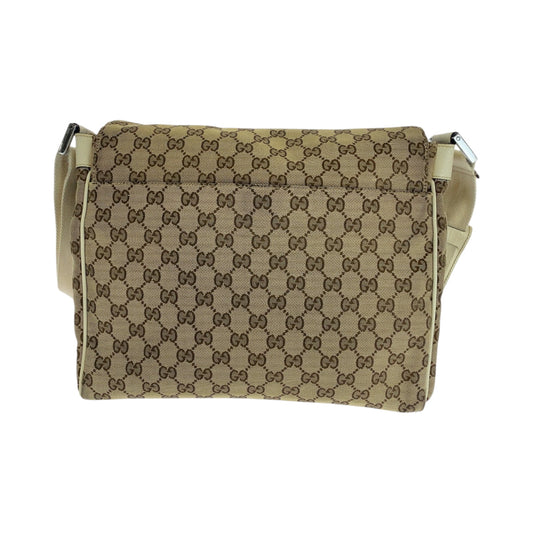 GUCCI Shoulder Bag 146236 GG canvas Beige Ivory SilverMetal Shoulder Bag Messenger bag Women(Unisex) Used Authentic