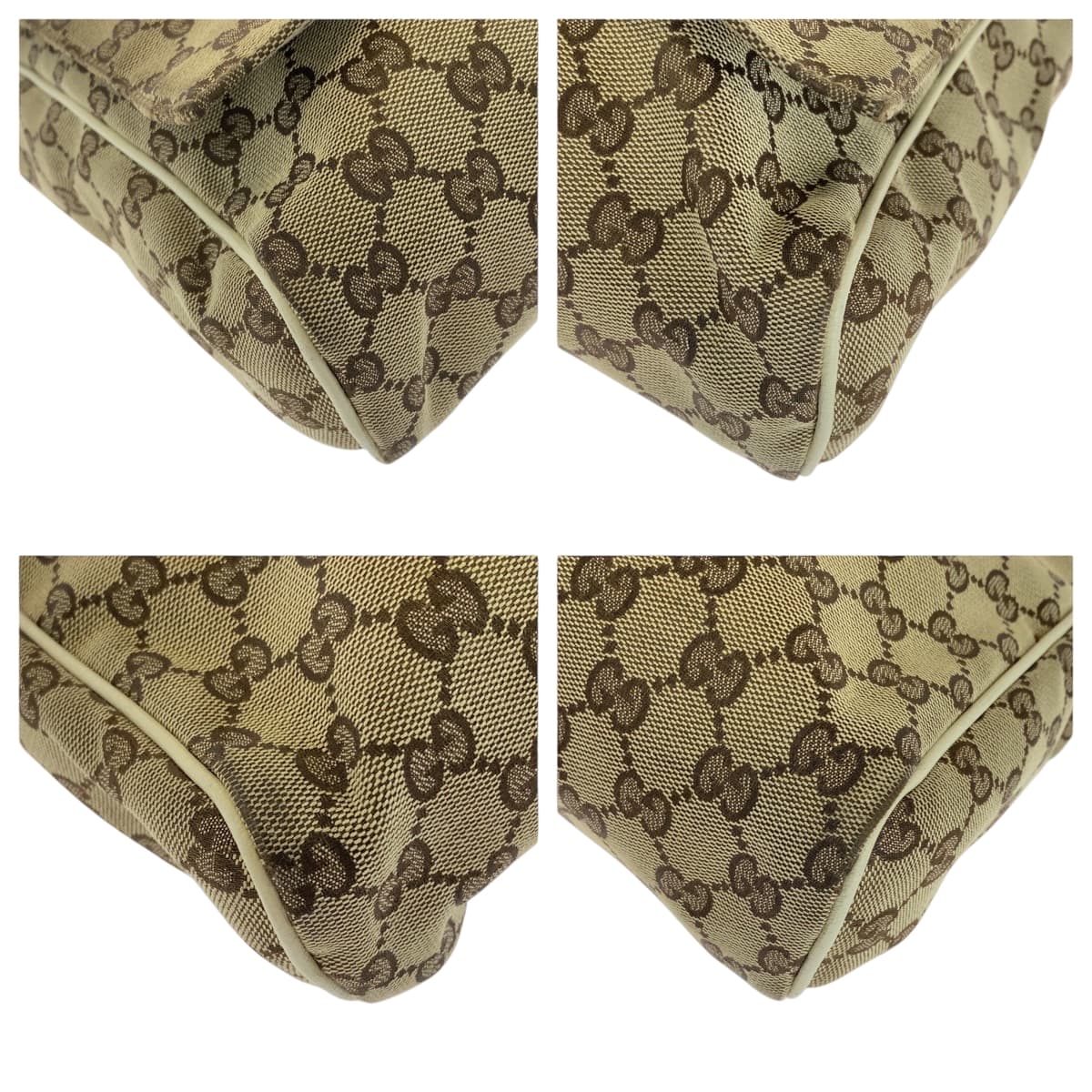 GUCCI Shoulder Bag 146236 GG canvas Beige Ivory SilverMetal Shoulder Bag Messenger bag Women(Unisex) Used Authentic