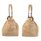 GUCCI Shoulder Bag 282312 Canvas, Leather Beige Gold Metal Shoulder Bag Tote Bag Bamboo Diamante Women Used Authentic