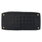 CHANEL Tote Bag Nylon, Leather Black GoldMetal Tote Bag Shoulder Bag New travel line Women Used Authentic