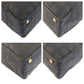 CHANEL Tote Bag Nylon, Leather Black GoldMetal Tote Bag Shoulder Bag New travel line Women Used Authentic
