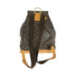 LOUIS VUITTON Backpack M51135 PVC Brown Gold Metal Monogram MontsourisGM