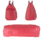 GUCCI Tote Bag 354469 leather Red Gold Metal Tote Bag Shoulder Bag Bamboo Women Used Authentic