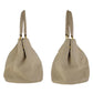 PRADA Tote Bag leather Beige Gold Metal Tote Bag Shoulder Bag 2WAY Vitterodino Women Used Authentic