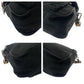 PRADA Shoulder Bag BR2156 Nylon Black Brown SilverMetal One Shoulder Bag Test Triangle With logo Women Used Authentic