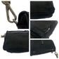 PRADA Shoulder Bag BR2156 Nylon Black Brown SilverMetal One Shoulder Bag Test Triangle With logo Women Used Authentic