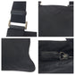PRADA Shoulder Bag Nylon Black SilverMetal Shoulder Bag Sacoche Test Triangle With logo Women Used Authentic
