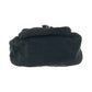 PRADA Shoulder Bag Nylon Black SilverMetal Shoulder Bag pochette Test Triangle With logo Women Used Authentic