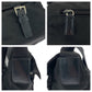 PRADA Shoulder Bag Nylon Black SilverMetal Shoulder Bag pochette Test Triangle With logo Women Used Authentic